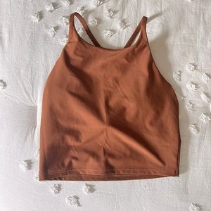 NWOT Brown Workout Tank top